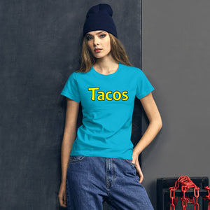 Tacos T-Shirt (Fitted for Women)