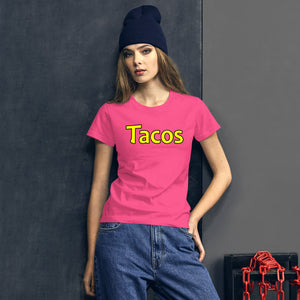 Tacos T-Shirt (Fitted for Women)